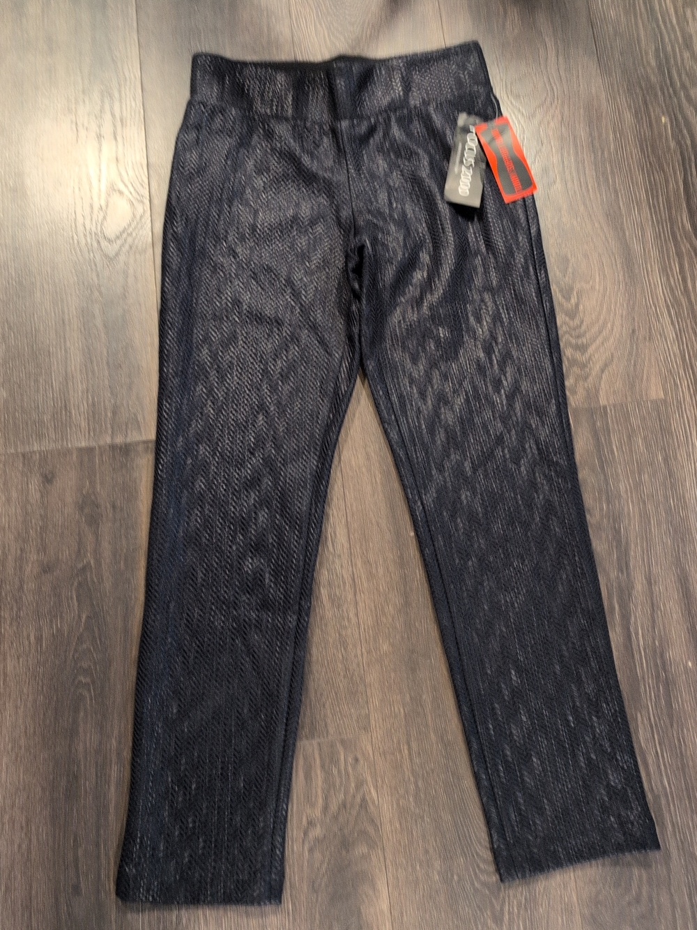 Focus 2000 Tummy Support Control Pants Women Textured Chevron Knit Leggings